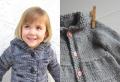 Creăm o haină tricotată pentru o fată folosind ace de tricotat conform descrierii